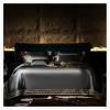 4Pcs Satin Like Silk and Cotton Embroidery Duvet Cover Set Double Queen King Size Luxury Bedding Set Flat Sheet Pillow Shams,Bed view 1