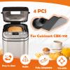 4Pcs Bread Maker Kneading Paddle for CBK-110KP, Aluminum Alloy Breadmaker Paddle, Nonstick Bread Machine Paddle Replacement Mixing Paddle Breadmaker Accessory for Bread Maker view 2