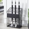 Large Umbrella Holder Commercial,Standing Umbrella Stand Rack Rectangular Metal Storage Organizer for Canes Walking Sticks,Modern Grid Shelf(Color:B) view 1