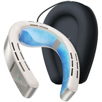 TORRAS COOLiFY 2025 Cyber AI Neck Air Conditioner, Ultimate Immersive Cooling Portable Neck FanNo.1 Coolest & Max Cooling Area Neck Cooler Neck Fans that Blow Cold Air Rechargeable for Gifts