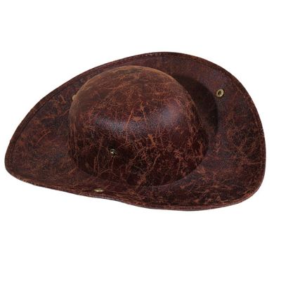 Colonial Styles Tricorn Hat PU Leather Pirate Hat Collection Hats Medieval Pirate Hat Funny Party Hat for Theme Party