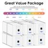 (6 Pack) M12 Pro+ Replacement Dust Bags Compatible With Ecovacs DEEBOT T30 Omni/ T30 Pro Omni/ M12 Pro+/ T30/ T30 MAX Robot Vacuum Cleaner, With Activated Carbon Filter Layer, Disposable Bags view 4
