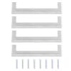 Restokki Cabinet Handles Stainless Steel Cupboard Pulls for Furniture Doors Desk Drawers Modern Design Kitchen Bathroom Home Office (12 * 12 * 192) view 1