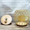 BestAlice Coffee Pod Holder Storage, Large Capacity K Cup Holder Organizer, Storage Basket for Kitchen Countertop, Coffee Bar Accessories Basket Black K Pods (gold pineapple + view 3