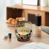 BestAlice Coffee Pod Holder Storage, Large Capacity K Cup Holder Organizer, Storage Basket for Kitchen Countertop, Coffee Bar Accessories Basket Black K Pods (gold pineapple + view 4