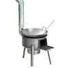 Camping Wood Burning StovePicnic Stove With Chimney For Home Use, Maximum Load Capacity 150kg/330lbs,Outdoor Wood Stove Removable Legs Portable Design, Suitable For Outdoor Camping(43cm/17in) view 1
