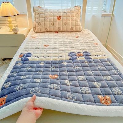Japanese Floor Mattress, Fluffy Floor Futon Mattress, Roll Up Floor Futon Mattress, Foldable Floor Mattress, Suitable for Bedroom Dormitory Recliner Camping Bed
