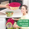 Silicone Lids for Food Storage - 5 Pack - 5 Sizes - Food Grade - Reusable Silicone Bowl Covers for Pots and Pans - Microwave Splatter Cover - Fits Cups, Plates,-Stove, Oven, Fridge, Dishwasher Safe view 4