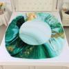 EDGZKO Sheet Set Green Marble: Full Size Emerald Green Bed Sheets for Teen Girls Adults Abstract Turquoise Gold Marbling 4PC Bedding Sets 1 Fitted Sheet & 1 Flat Sheet & 2 Pillowcases view 3