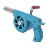 BBQ Fan, Fire Blower Increasing Fire Power, Hand Crank with Detachable for Camping (BLUE) view 3