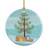 MOLLIFII 2.8 x 2.8 in. Unisex Gerbil Mouse Merry Christmas Ceramic Ornament, Mfr: CK4461CO1-A view 1