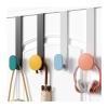 yanzhuen001 Wall Mount Coat Rack Nordic Coat Rack Behind Door Space Saving Coat Rack Clothes Hanger Clothing Living Room Garment Wardrobe Home Furniture Wall Hook Rack view 1