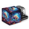 Eritanaer Sea Turtle Cocktail Maker Machine Cover Dust Cover Kitchen Appliance Cover with Pockets to Store Cocktail Capsules & Accessories Easy to Clean Drink Maker Cover view 1