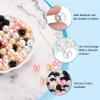 MECCANIXITY 140pcs 16mm White Pearl Beads ABS Faux Pearls Vase Fillers 300g Ornament Filler for Crafts Centerpieces Jewelry Making Aquarium Decoration view 3