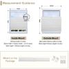 Sulugood Top Down Bottom Up Shades Cordless Cellular Shades,1.5inch Blackout Blinds for Indoor Windows Thermal Blinds&Shades,Black,76" W x 80" H view 2