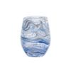Juliska Puro Marbled Stemless Wine Glass view 1