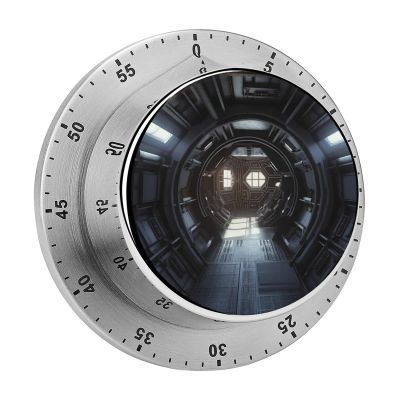Space Capsule Interior Digital Timer, Kitchen Timers Digital Timer for Cooking Egg Timer Classroom Timer for Teacher Magnetic Countdown Timer for Exercise Study Oven