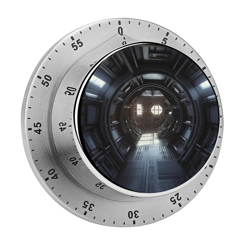 Space Capsule Interior Digital Timer, Kitchen Timers Digital Timer for Cooking Egg Timer Classroom Timer for Teacher Magnetic Countdown Timer for Exercise Study Oven