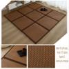 Patchwork Tatami Mats Japanese Futon Mattress Portable Folding Mattress Floor Lounger Bed Sleeping Pad(Brown,47x71inch) view 2