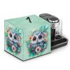 Eritanaer Owl Cocktail Machine Cover Kitchen Appliance Cover with Multi Pockets and Handle Easy Clean Cocktail Maker Dust Cover Cocktail Maker Machine Accessories view 1