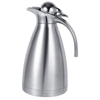 2L Stainless Steel Vacuum Insulated Hot with Double Wall and Plastic Handle for Tea Coffee Milk Juice Storage (1.5L)