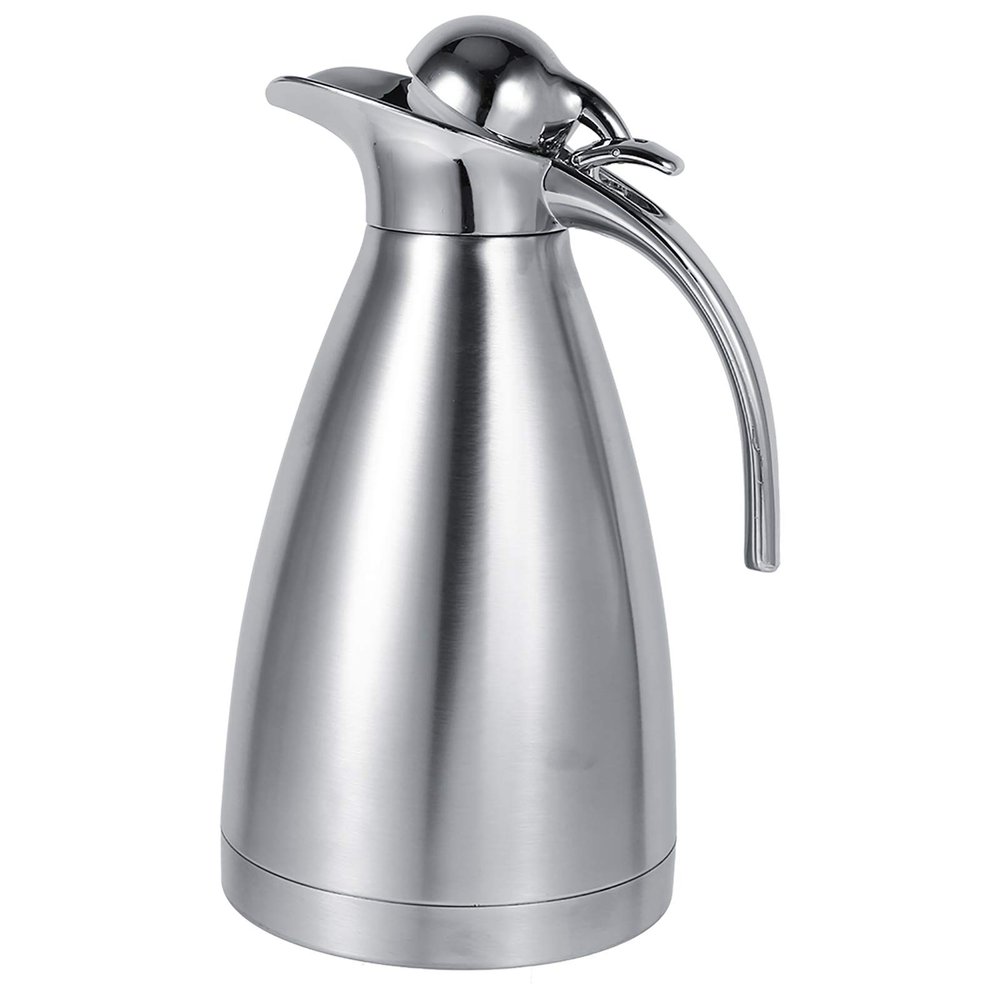 2L Stainless Steel Vacuum Insulated Hot with Double Wall and Plastic Handle for Tea Coffee Milk Juice Storage (1.5L)