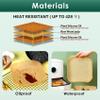 Air Fryer Paper Liners: 125Pcs Parchment Paper, Air Fryer Liner Disposable, Oilproof Waterproof Airfryer Basket Liner Square (6.5inch) view 4