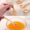 30 Pcs Mini Wooden Spoon 4.9inch Small Wooden Spoons Kitchen Condiment Tools Ice cream Sugar Honey Coffee Teaspoon view 3