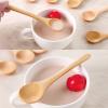 30 Pcs Mini Wooden Spoon 4.9inch Small Wooden Spoons Kitchen Condiment Tools Ice cream Sugar Honey Coffee Teaspoon view 4