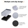 uxcell 4-Pack Rectangle Bed Risers, 1.6 Inch L-Edge Heavy Duty Adjustable Furniture Risers for Bed Sofa Table and Couch Lift (Gray) view 4