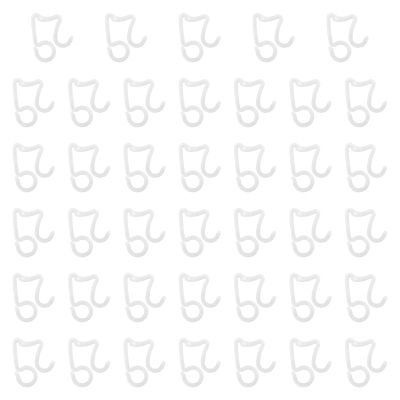 Gxdqxxd Clips for Outdoor Illumination and Festive Displays, White 40 Pieces