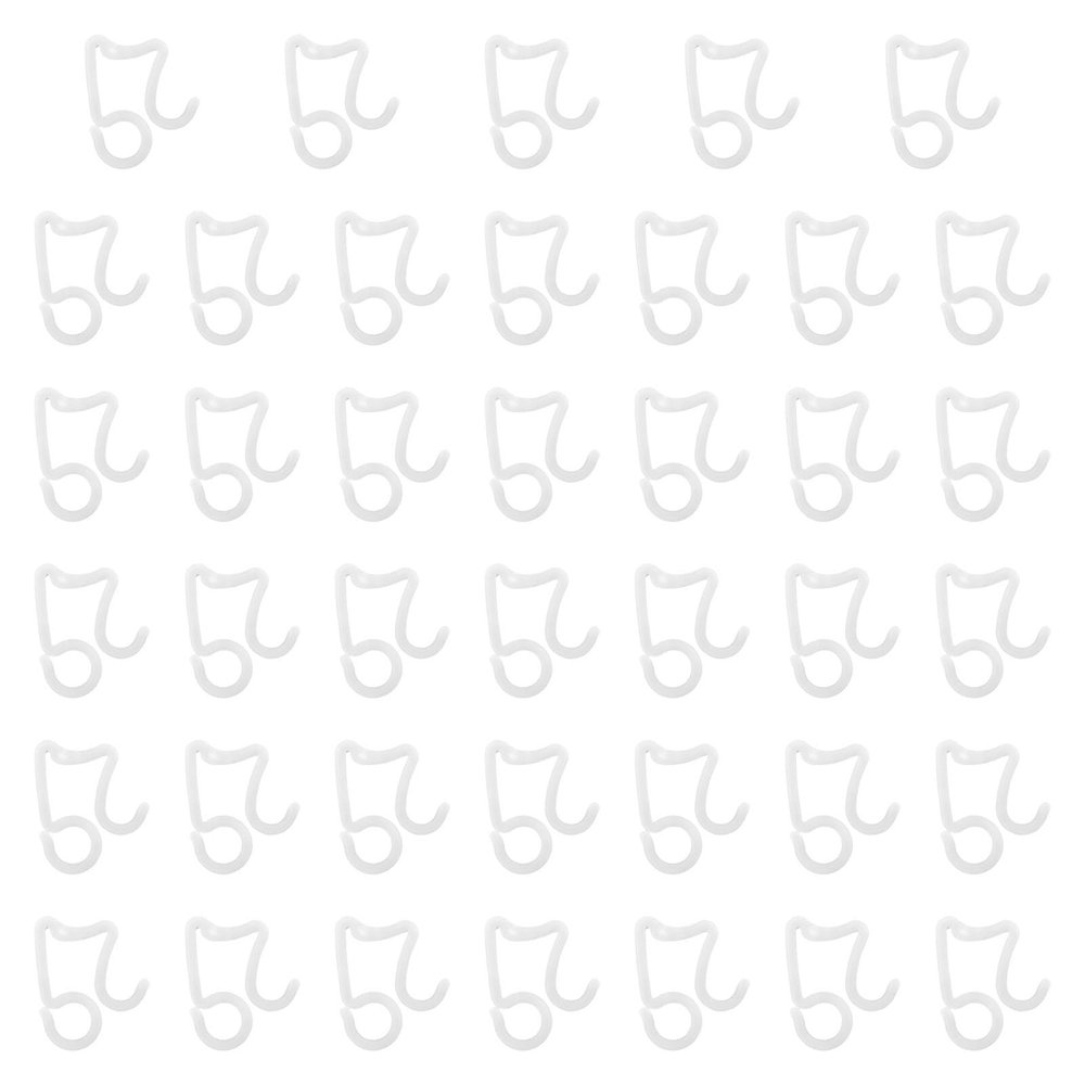 Gxdqxxd Clips for Outdoor Illumination and Festive Displays, White 40 Pieces