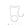 Gxdqxxd Clips for Outdoor Illumination and Festive Displays, White 40 Pieces view 2
