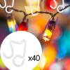 Gxdqxxd Clips for Outdoor Illumination and Festive Displays, White 40 Pieces view 4