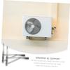 2pcs Air Conditioning Outer Rack Racks Wall Mount Air Conditioner Bracket Split Bracket for Air Conditioner Foldable Bracket for Air Conditioner Accessory Silver Stainless Steel view 4