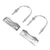 Double Antenna Mast Clamp Kit Iron V Jaw Block with U Bolts, Antenna Pipe Clamp Jaw Blocks with U Bolts, Mast Mount Bracket Kit for Outdoor Antenna (Type 1) view 3