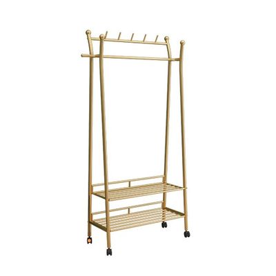 LICONG-2020 Floor-Standing Coat Rack Floor Clothes Hanger Bedroom Underwear Hat Rack Storage Rack Simple Multifunctional Storage Clothes Hanger Coat Rack, Floor-Standing