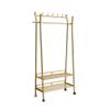 LICONG-2020 Floor-Standing Coat Rack Floor Clothes Hanger Bedroom Underwear Hat Rack Storage Rack Simple Multifunctional Storage Clothes Hanger Coat Rack, Floor-Standing view 1