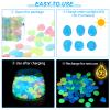 PATIKIL Glowing Stones, 100 Pcs Glow in the Dark Rocks for Indoor Outdoor Fish Tank Decorations Garden Yard Landscaping Gifts for Friends, Orange Yellow view 4