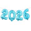 16 Inch 2026 Balloons Number 2026 Foil Balloons for New Years Eve Party Supplies Anniversary Party Graduation Decorations Home Office Decoration (2026 Blue Star) view 1