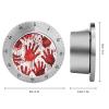 Kitchen Timer Magnetic Stainless Steel Countdown Timer Mechanical Timer Clock with Alarm for Home Baking Cooking Oven Bloody Handprints view 2