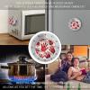 Kitchen Timer Magnetic Stainless Steel Countdown Timer Mechanical Timer Clock with Alarm for Home Baking Cooking Oven Bloody Handprints view 4