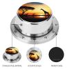 Kitchen Timer Magnetic Stainless Steel Countdown Timer Mechanical Timer Clock with Alarm for Home Baking Cooking Oven Giraffe Sunset view 3