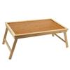 BSNANCA Laptop Stand Bed Tray Table with Folding Legs Serving Breakfast in Bed or Use As a TV Table Laptop Computer Tray Efficency view 1