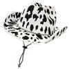 Beistle Cow Print Cowboy Hat Novelty Western Style Headwear for Animal Halloween Costumes Western Theme Parties, Farmhouse Birthdays, Rodeo Events and Cowgirl Bachelorette Celebrations, Adult Size view 1
