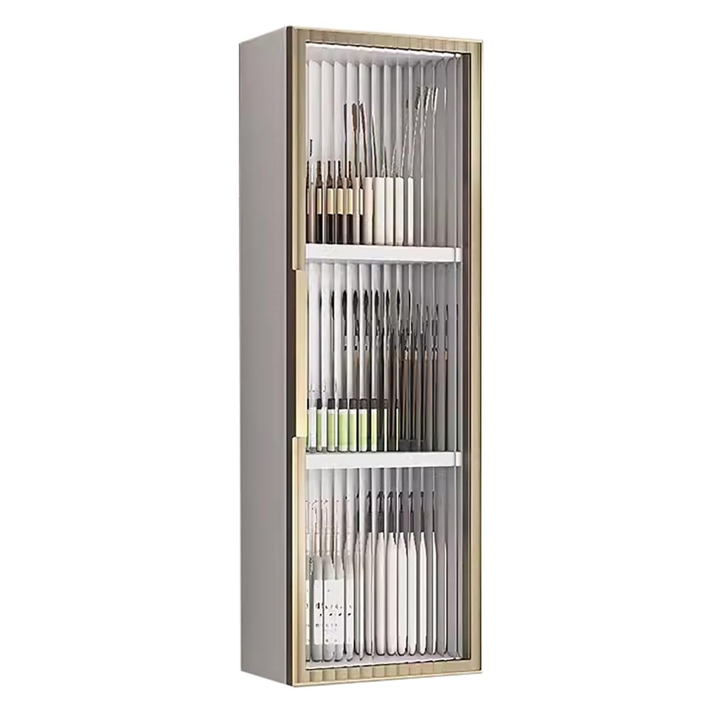 TXGJWRA 60 75Cm Tall Modern Cabinet Wall Mount for Bathroom/Dining Room/Kitchen, Heavy Duty 5.5 Deep Medicine Cabinet Hanging Storage Organizer Rack, 2/3 Layer,#2- H 75cm/29.5in-L35cm(13.7in)