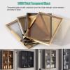 TXGJWRA 60 75Cm Tall Modern Cabinet Wall Mount for Bathroom/Dining Room/Kitchen, Heavy Duty 5.5 Deep Medicine Cabinet Hanging Storage Organizer Rack, 2/3 Layer,#2- H 75cm/29.5in-L35cm(13.7in) view 4
