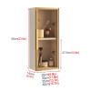 TXGJWRA 60 75Cm Tall Modern Cabinet Wall Mount for Bathroom/Dining Room/Kitchen, Heavy Duty 5.5 Deep Medicine Cabinet Hanging Storage Organizer Rack, 2/3 Layer,#4- H 60cm/23.6in-L40cm(15.7in) view 2