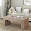 50" Black Coffee Table Living Room Wood Table, Versatile Wood Coffee Tables,Modern Nature Coffee Tables, Nature(49.41" L x 23.82" W x 18.9" H) view 1