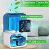 TeqHome Dehumidifier, 37.2OZ Small Dehumidifier for Bedroom Bathroom Closet(950 sq.Ft), Portable Quiet Dehumidifiers with Humidity Monitoring, Auto Shut Off, 7 Colors LED Light and Touch Control view 3